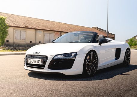 Photographe Automobile Lyon – Shooting evement audi R8 8